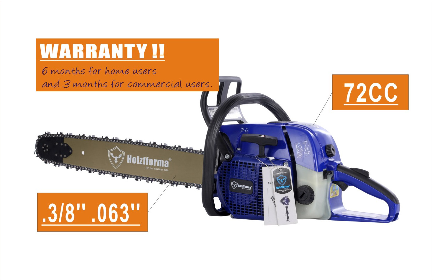 Cc Holzfforma Blue Thunder G Gasoline Chainsaw