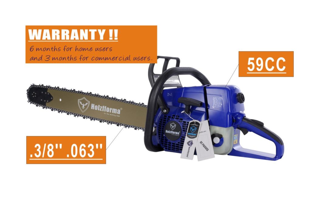 G366 59cc Holzfforma Gasoline Chainsaw To Farmertec Canada!
